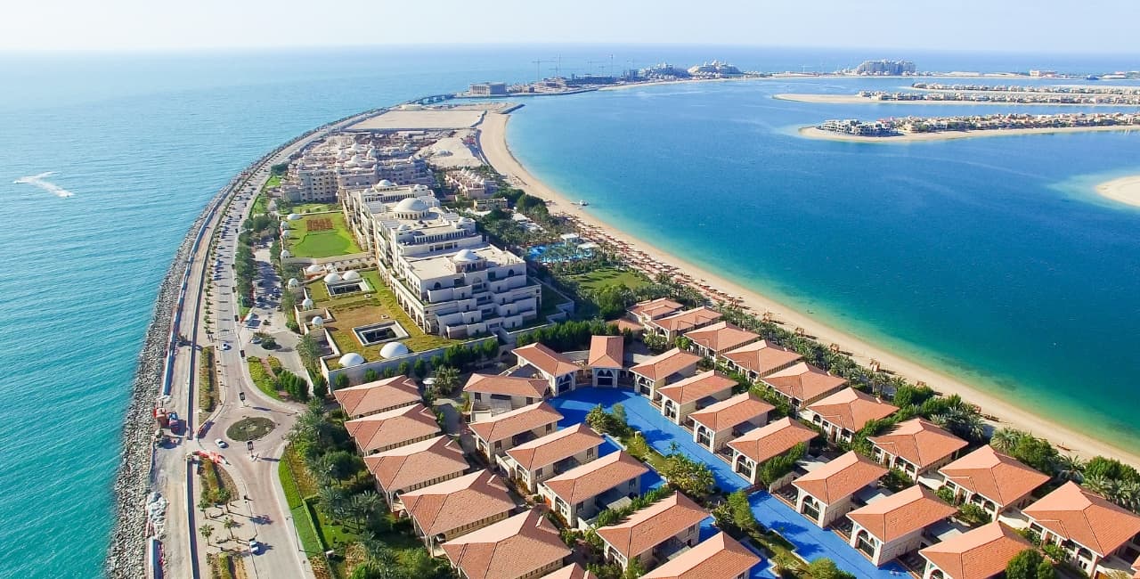 Meraas Bluewaters Island Dubai with Ain Dubai observation wheel